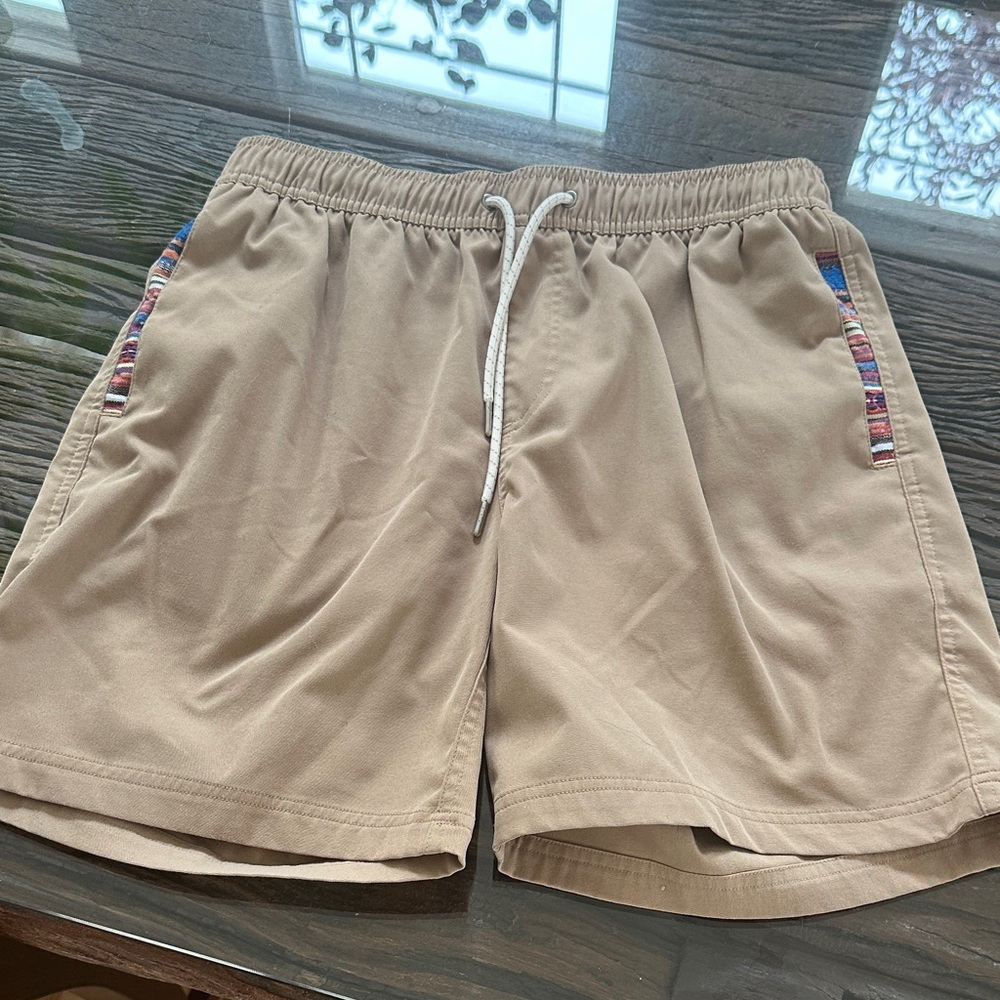 Men's Tan Athletic Shorts